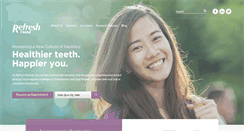 Desktop Screenshot of gorefreshdental.com